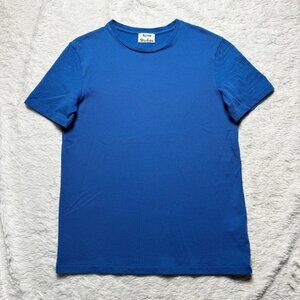 Acne Studios Men's Royal Blue Crew Neck T-Shirt